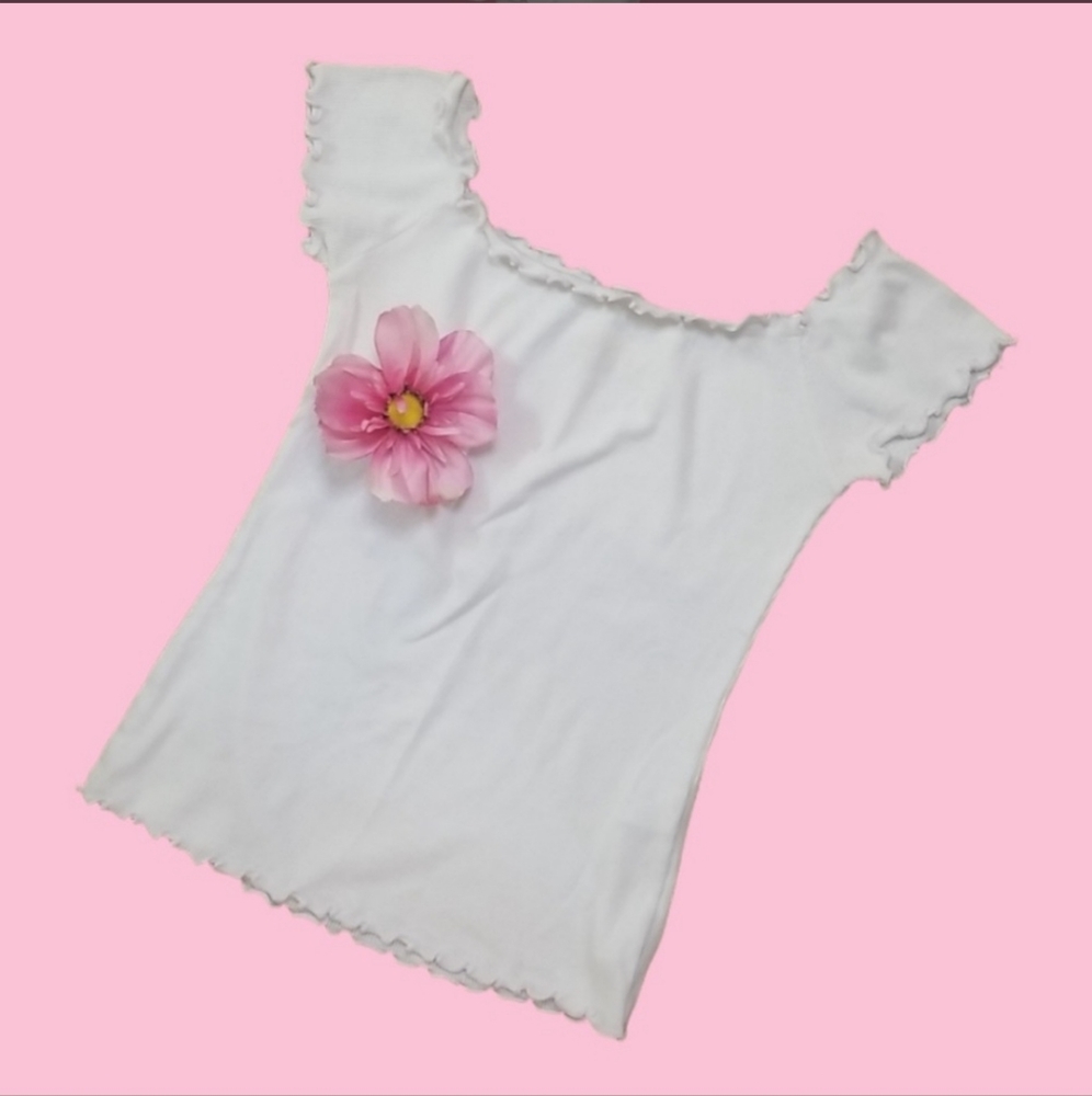 Hollister Ribbed Short Sleeve Top Juniors Size Small
